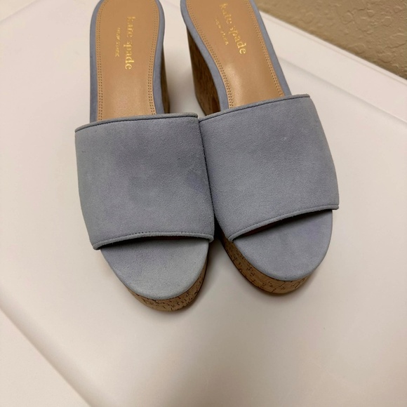 KATE SPADE NEW YORK Ibiza Slip-On Platform Wedge Sandals Size 10 – Excellent - Picture 2 of 8